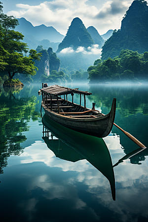 桂林山水唯美自然摄影图