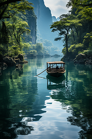 桂林山水风光唯美摄影图