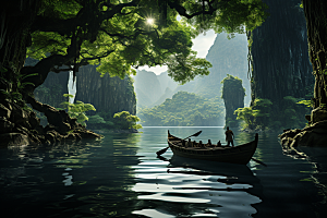 桂林山水精致唯美摄影图