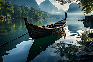 桂林山水旅游广西摄影图
