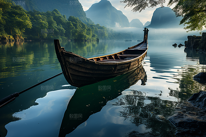 桂林山水旅游广西摄影图
