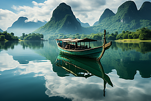 桂林山水大气旅行摄影图