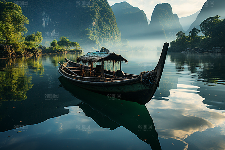 桂林山水大气风光摄影图
