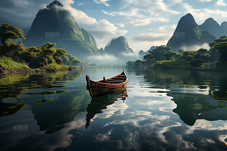 桂林山水大气精致摄影图