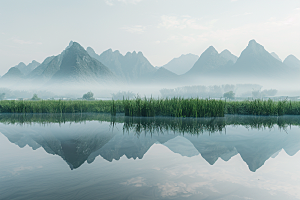 桂林山水旅游精致摄影图