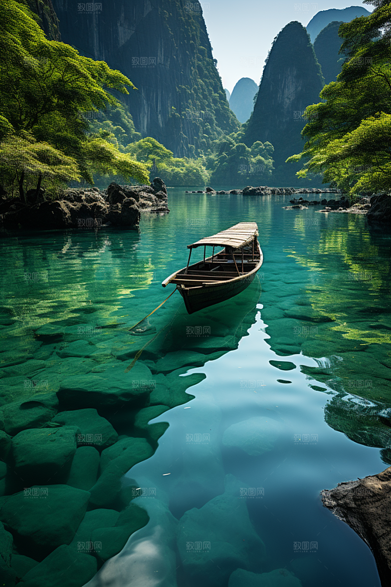 桂林山水大气山川摄影图