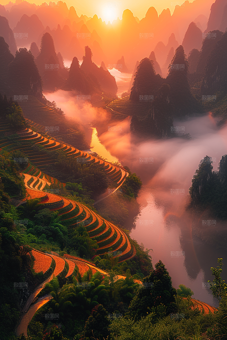 桂林山水旅行旅游摄影图