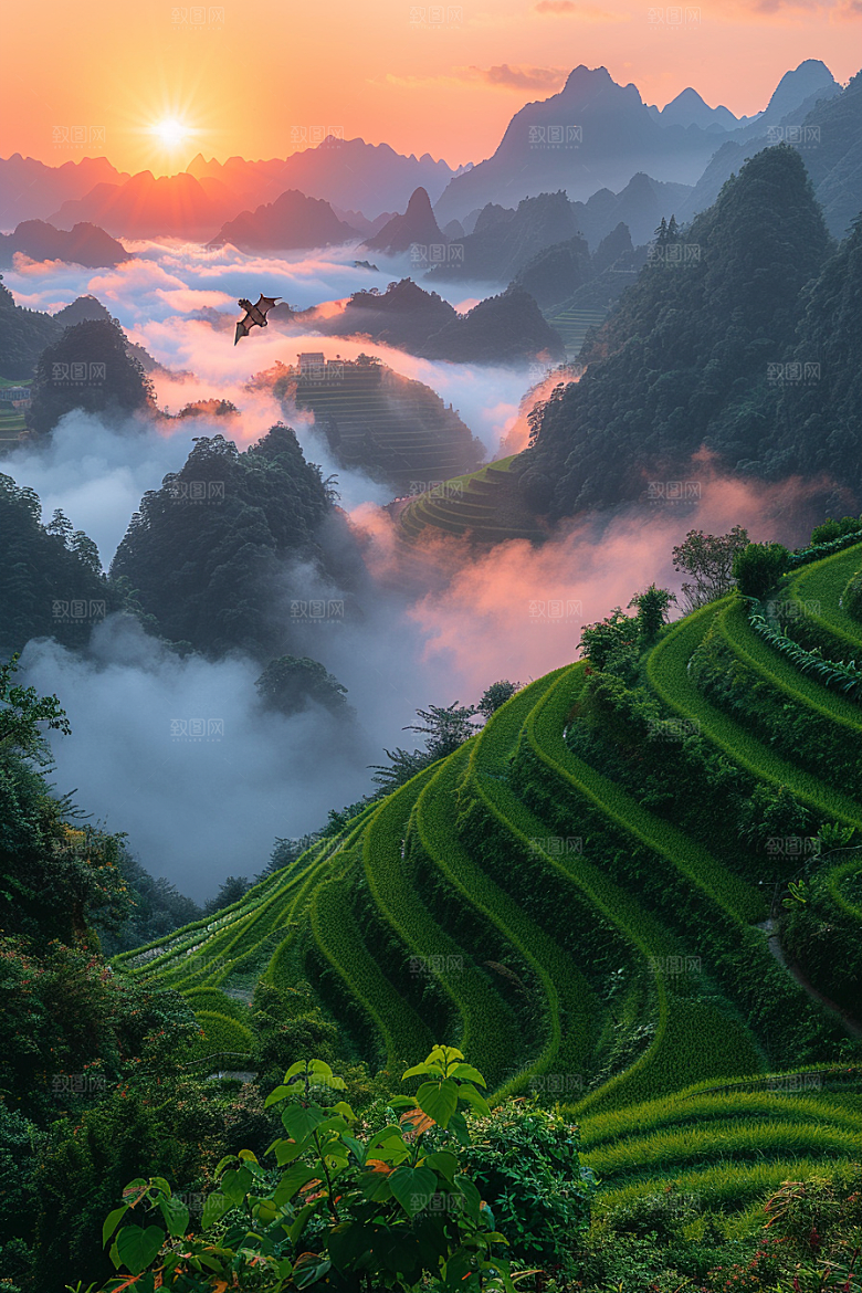 桂林山水唯美自然摄影图