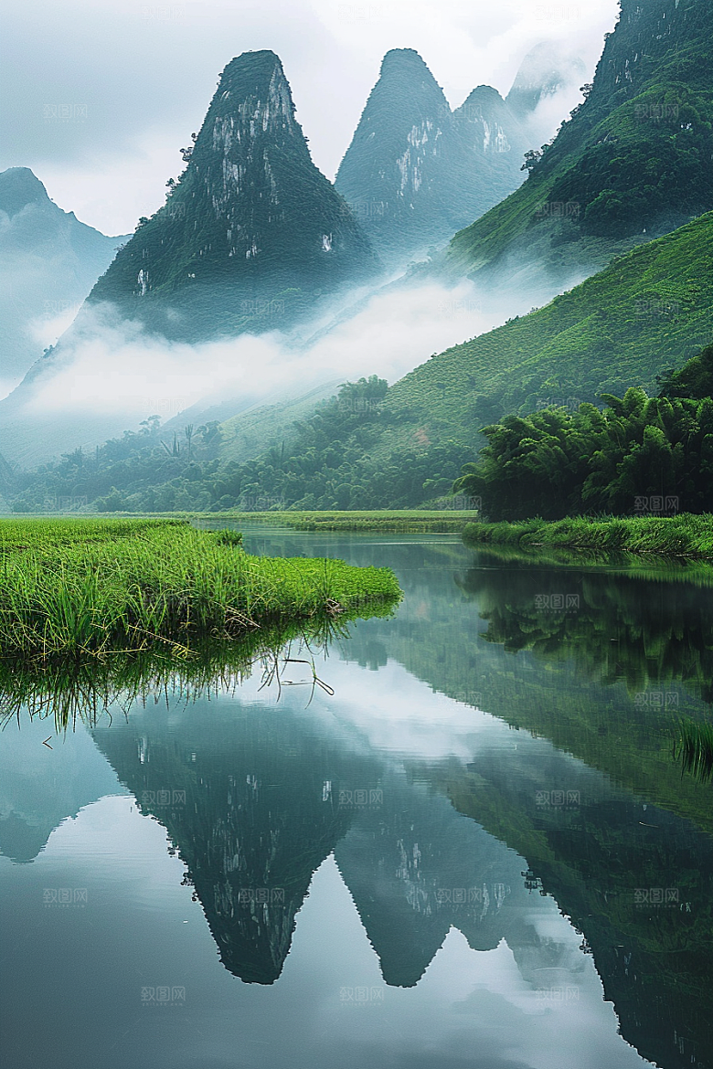 桂林山水风光旅游摄影图