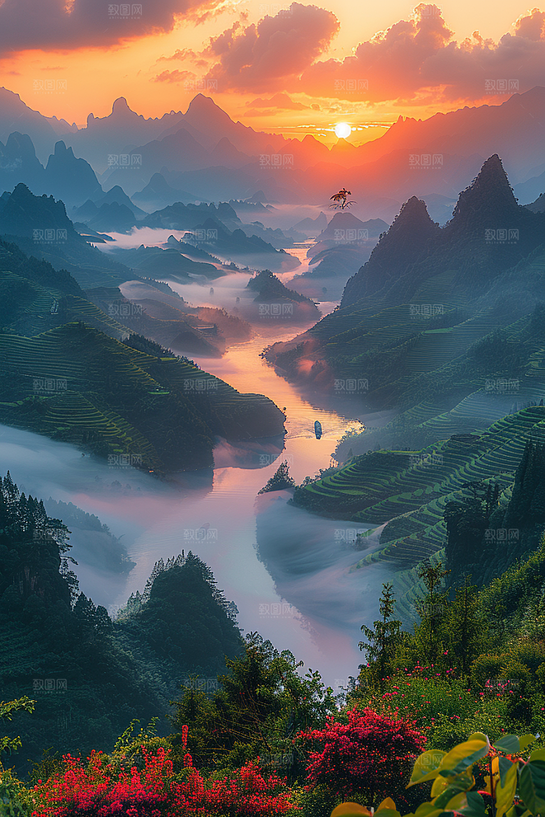 桂林山水自然高清摄影图