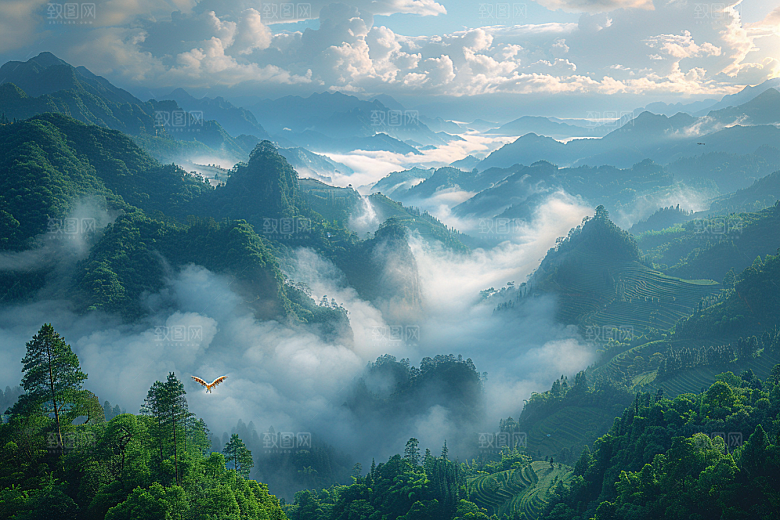 桂林山水山川广西摄影图
