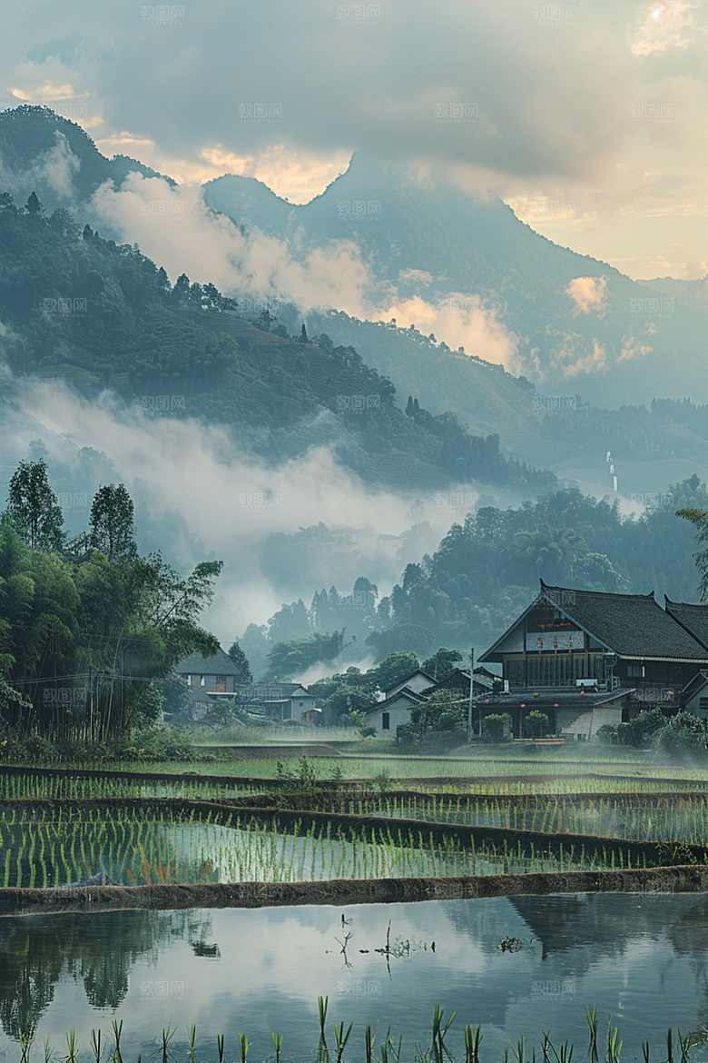 桂林山水唯美山川摄影图