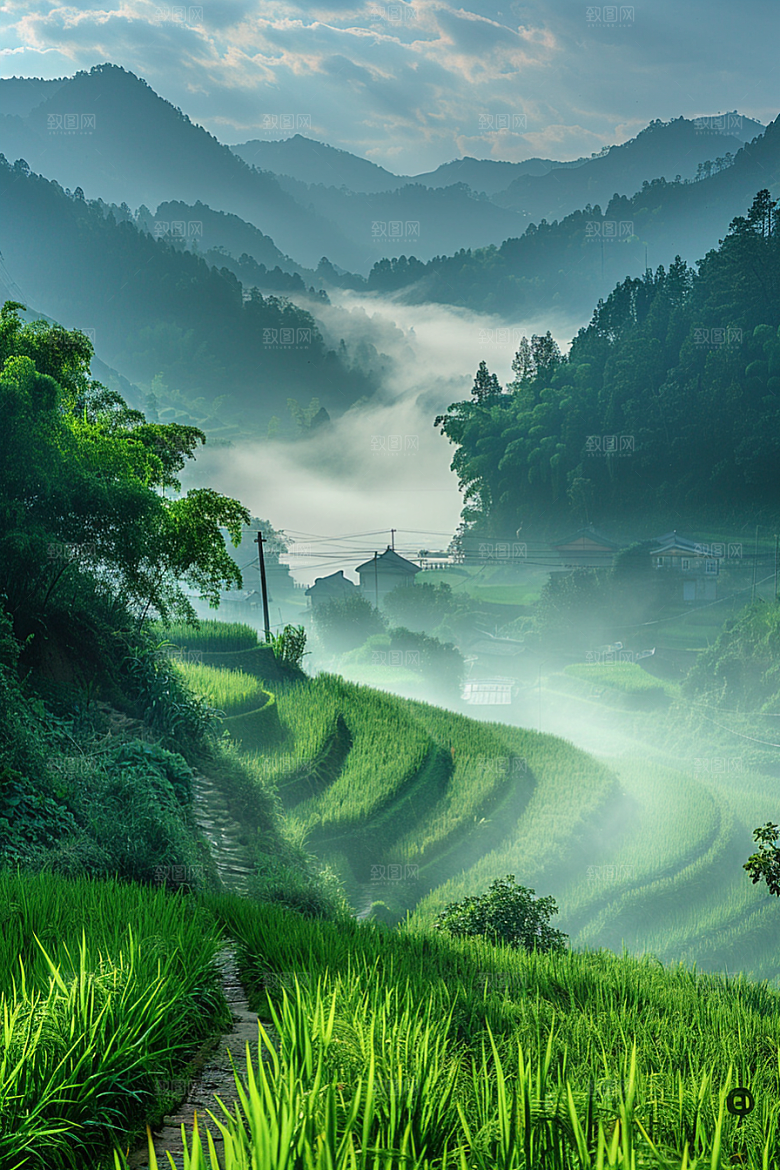 桂林山水漓江广西摄影图
