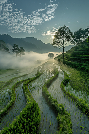 桂林山水风光高清摄影图