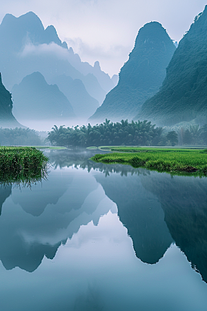 桂林山水大气高清摄影图