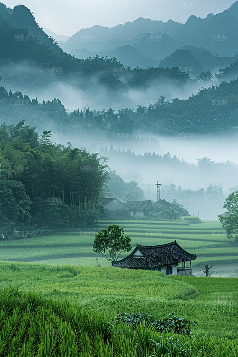 桂林山水旅游山川摄影图