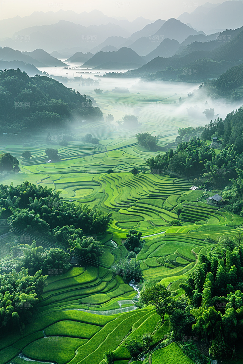 桂林山水阳朔精致摄影图