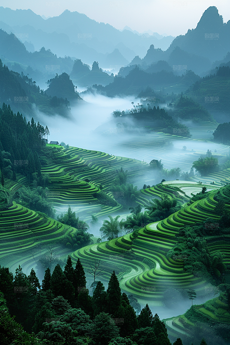 桂林山水风光精致摄影图