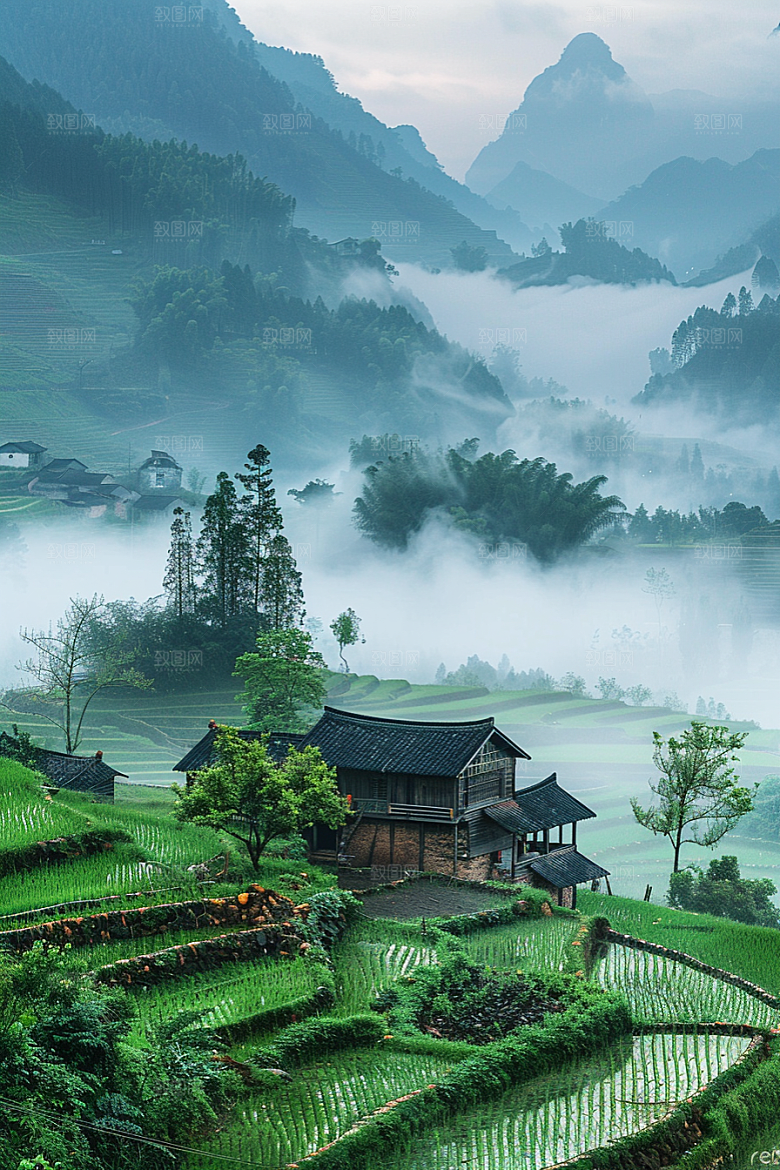 桂林山水旅游山川摄影图