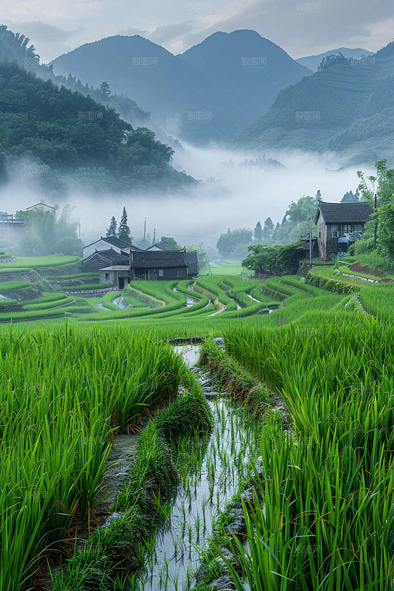桂林山水旅行广西摄影图