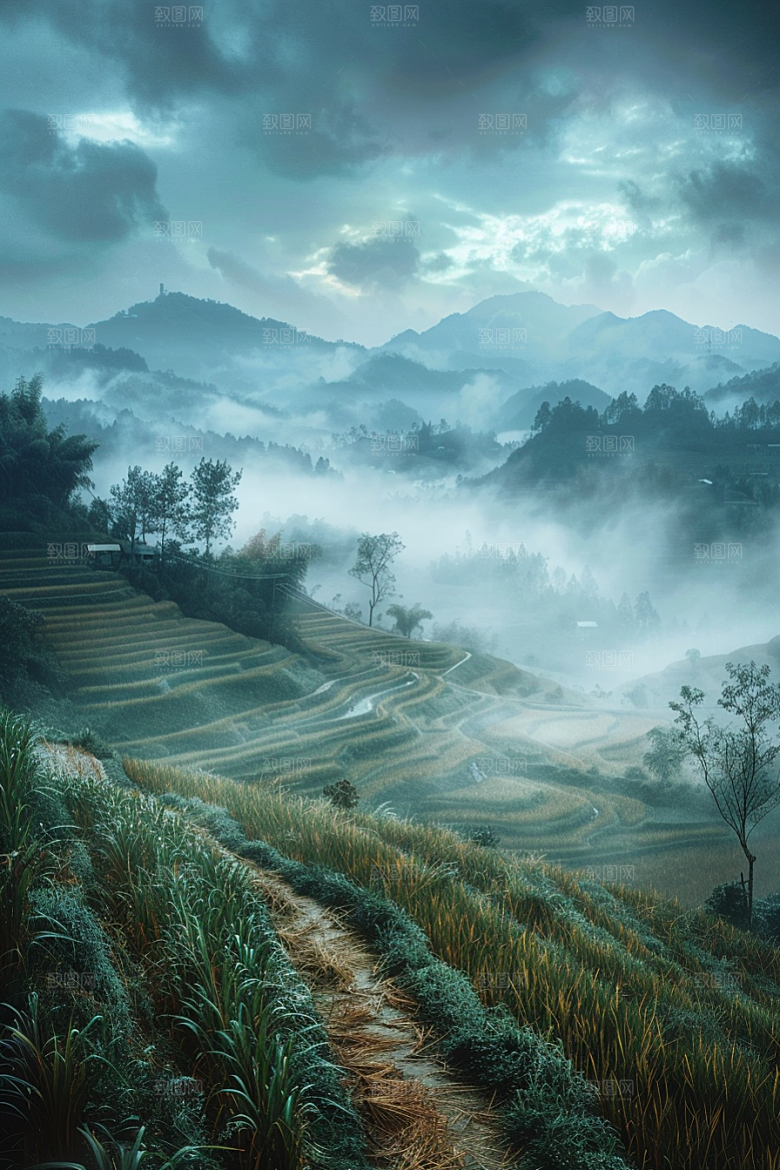 桂林山水自然旅游摄影图