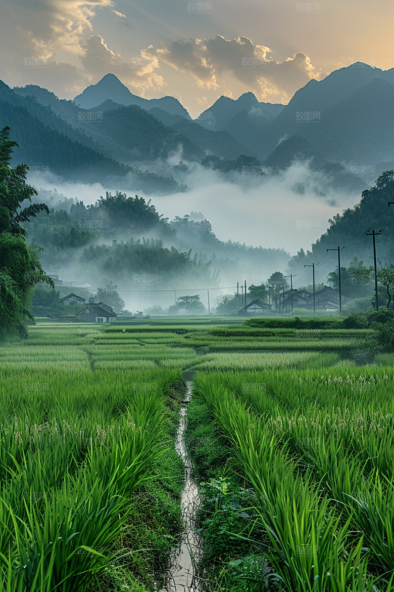 桂林山水自然旅行摄影图