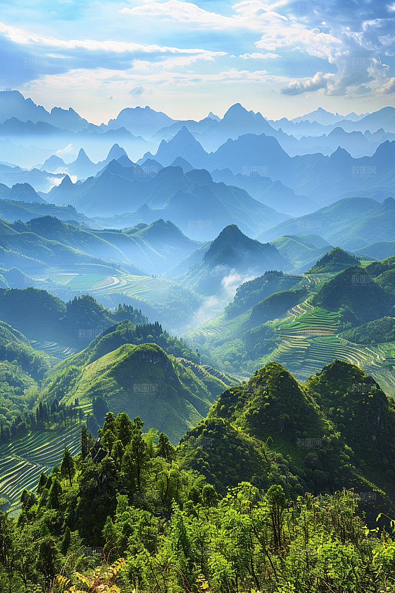 桂林山水大气高清摄影图