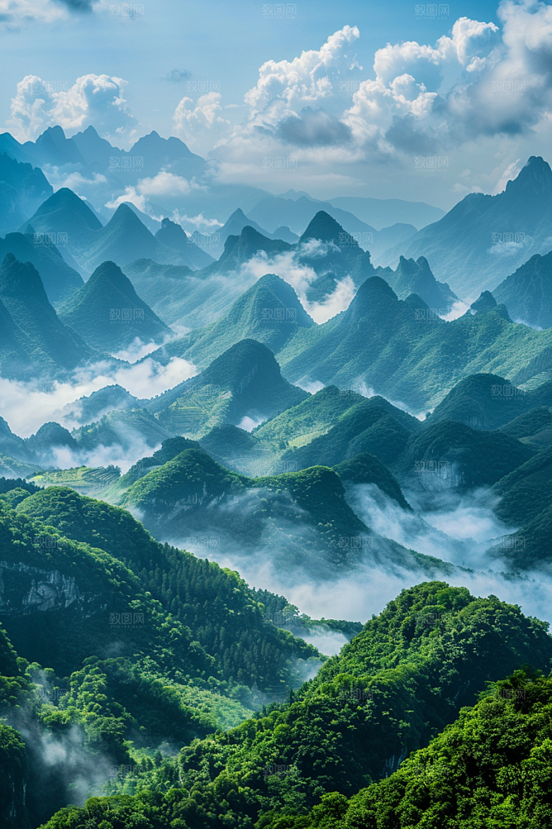 桂林山水自然精致摄影图