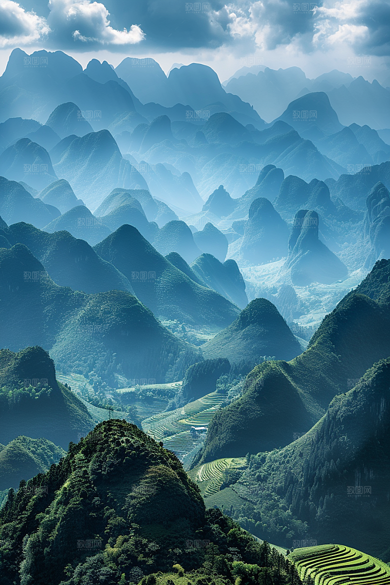 桂林山水唯美自然摄影图