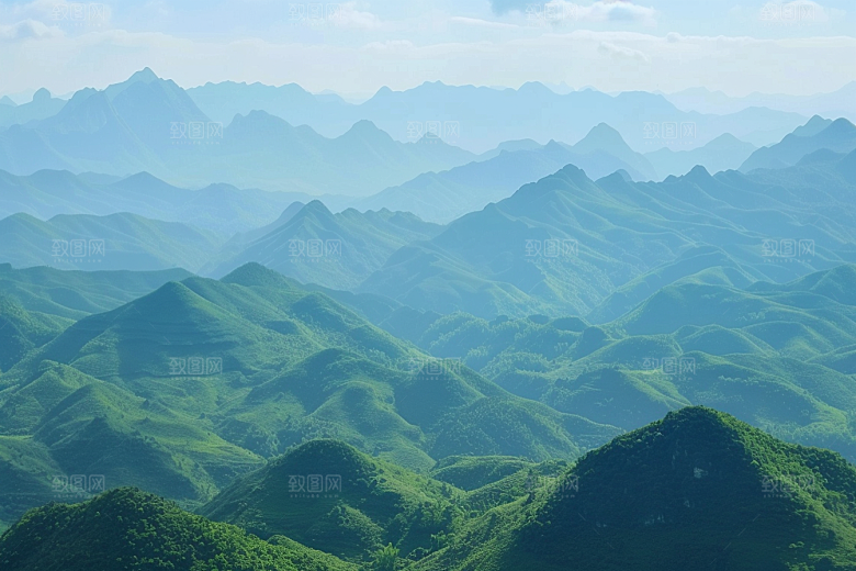 桂林山水唯美山川摄影图
