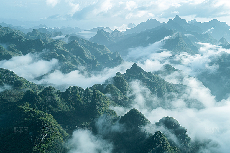 桂林山水阳朔旅游摄影图