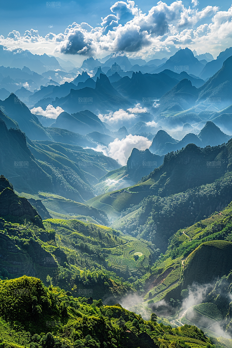 桂林山水精致阳朔摄影图