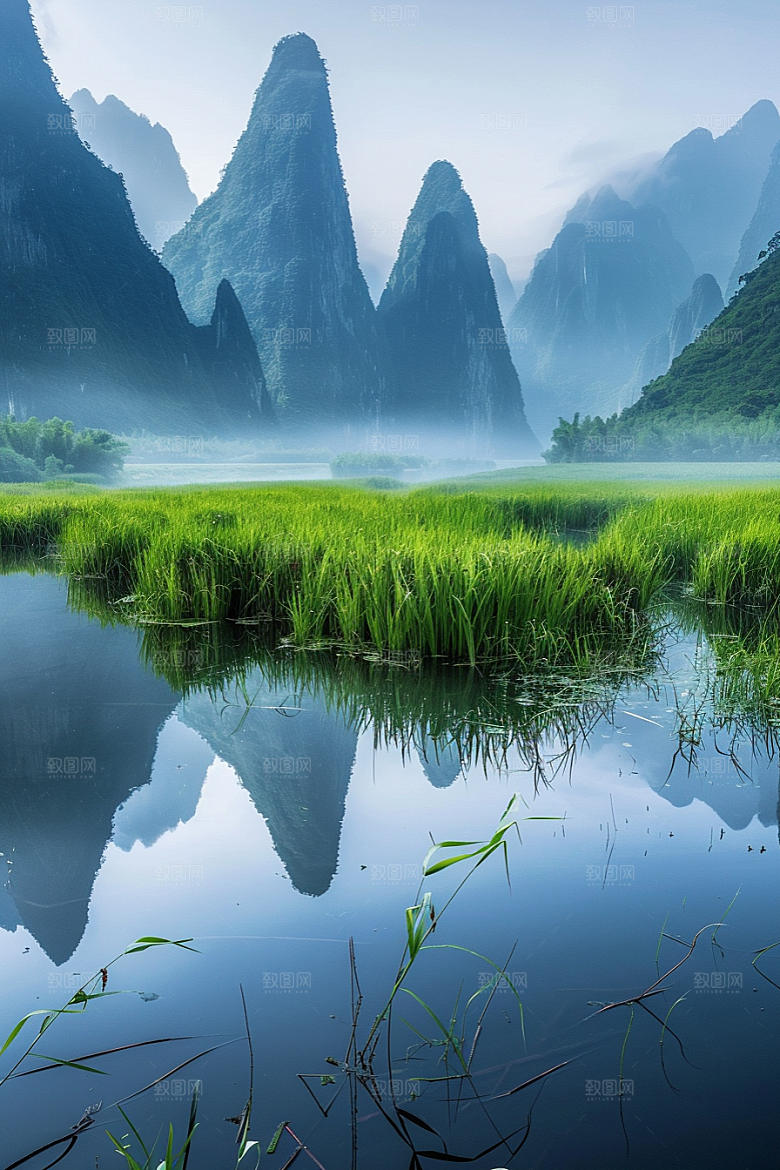 桂林山水广西自然摄影图