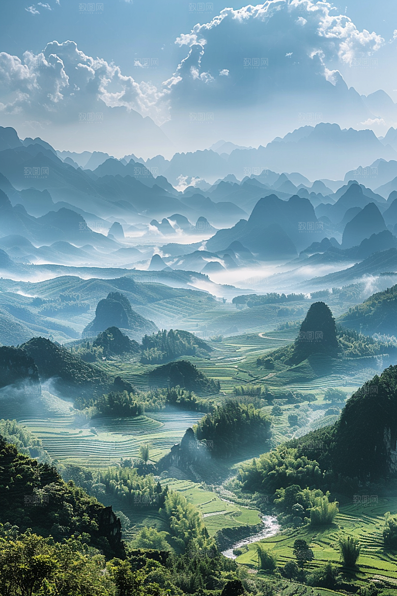 桂林山水高清唯美摄影图