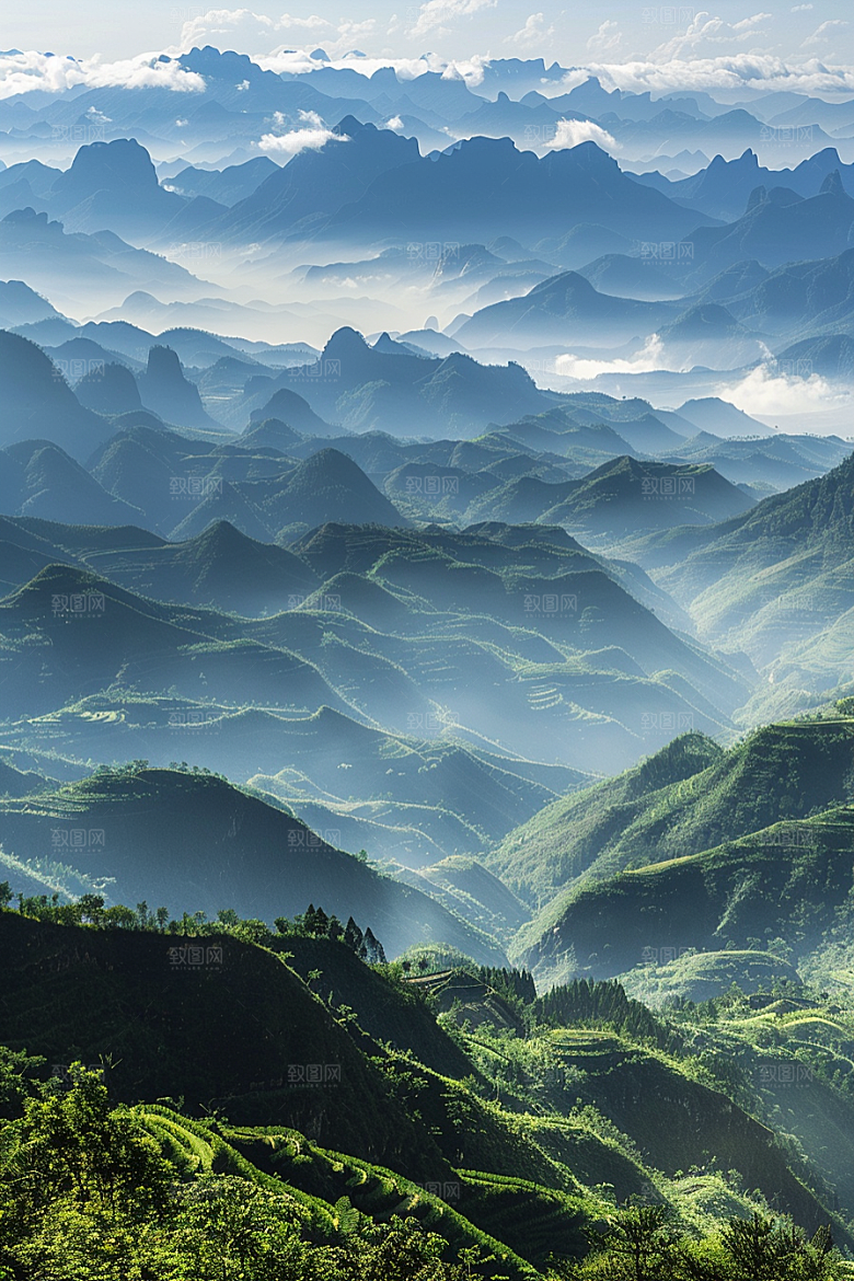 桂林山水自然风光摄影图