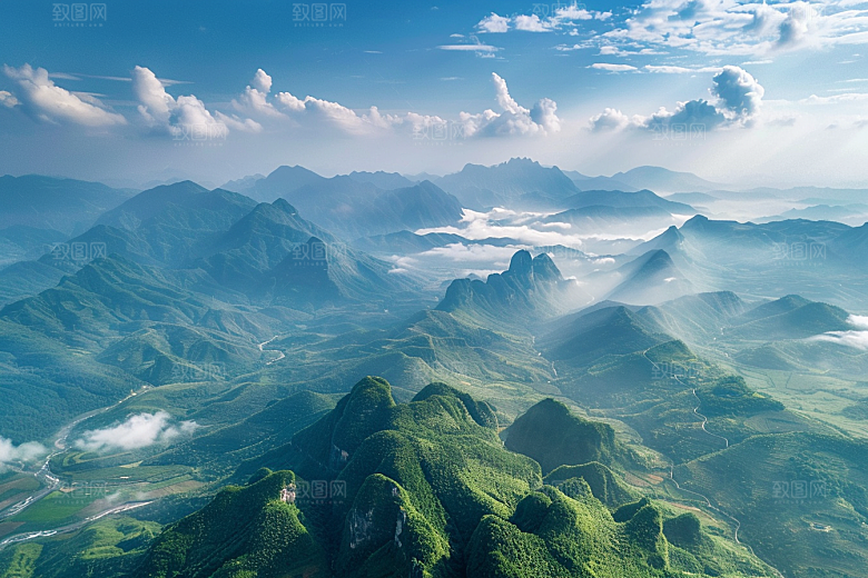 桂林山水大气自然摄影图
