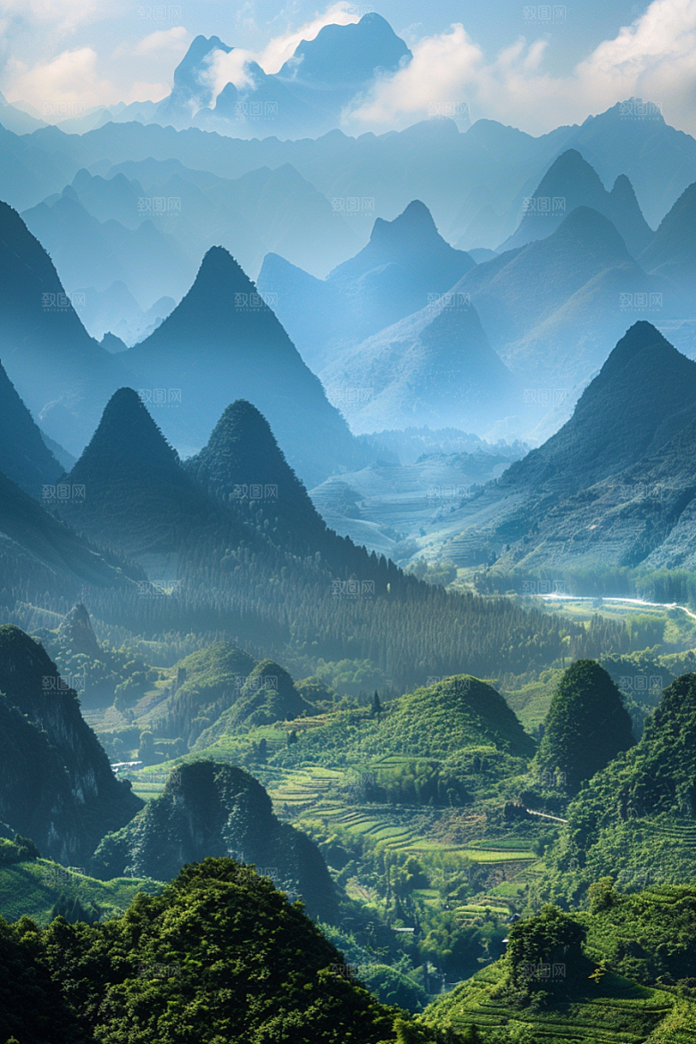 桂林山水山川旅行摄影图