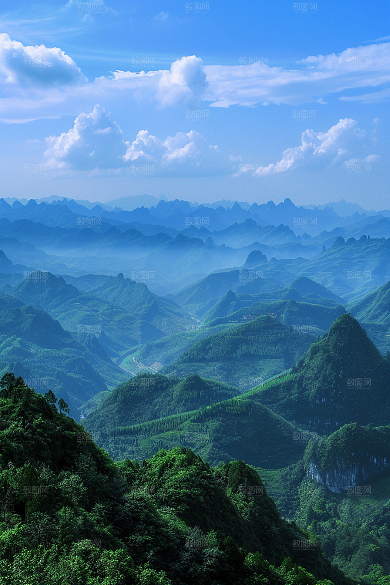 桂林山水自然旅游摄影图