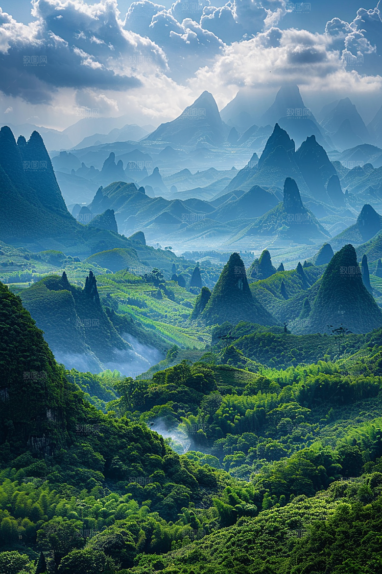 桂林山水旅行高清摄影图