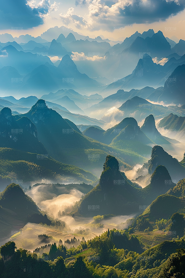 桂林山水高清大气摄影图