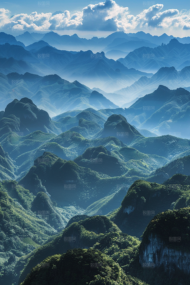 桂林山水高清河流摄影图