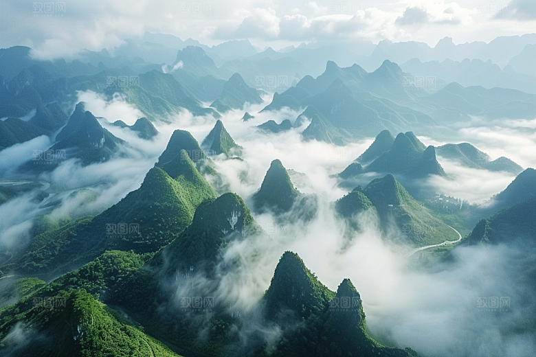 桂林山水旅行高清摄影图