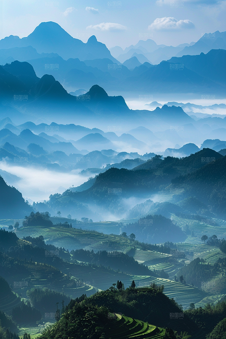 桂林山水旅游风光摄影图