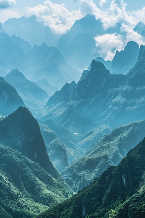 桂林山水阳朔旅行摄影图