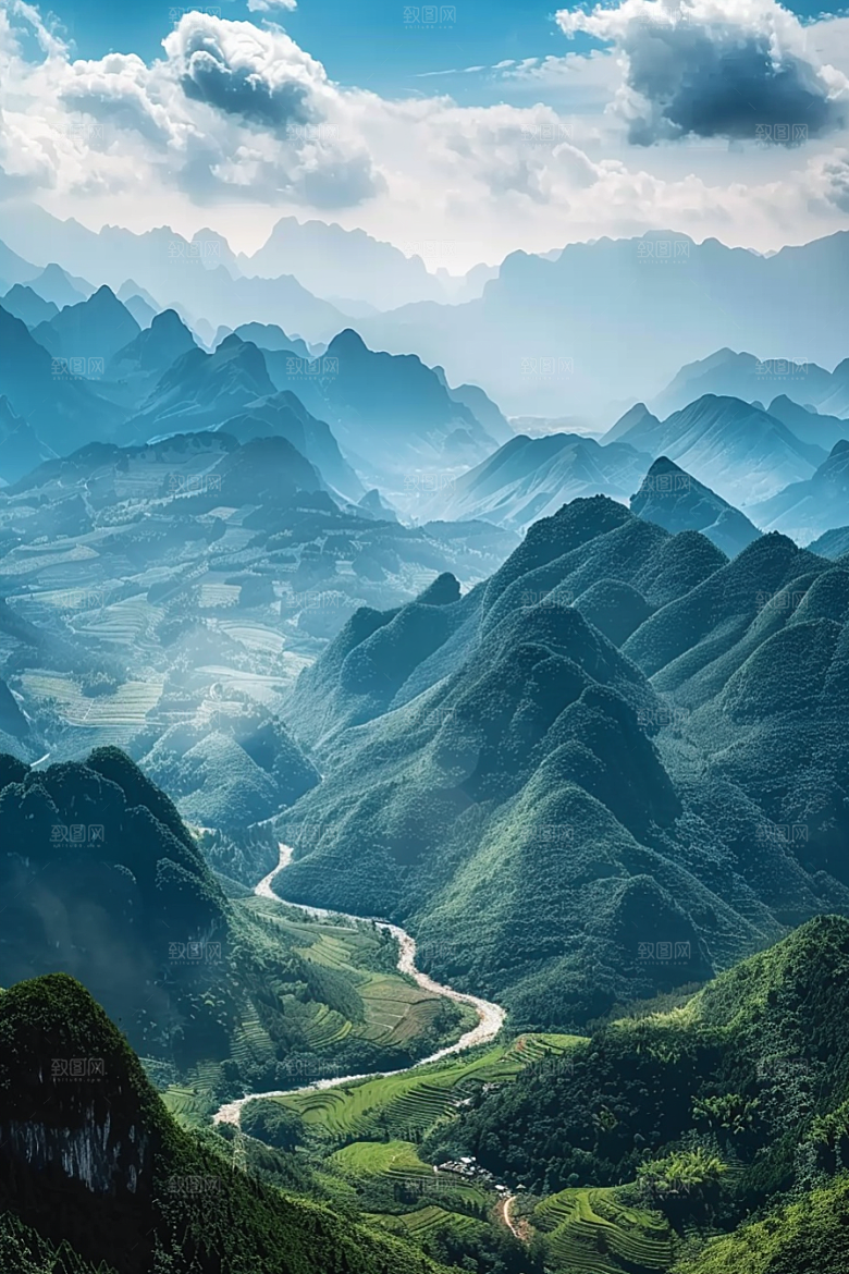 桂林山水精致唯美摄影图