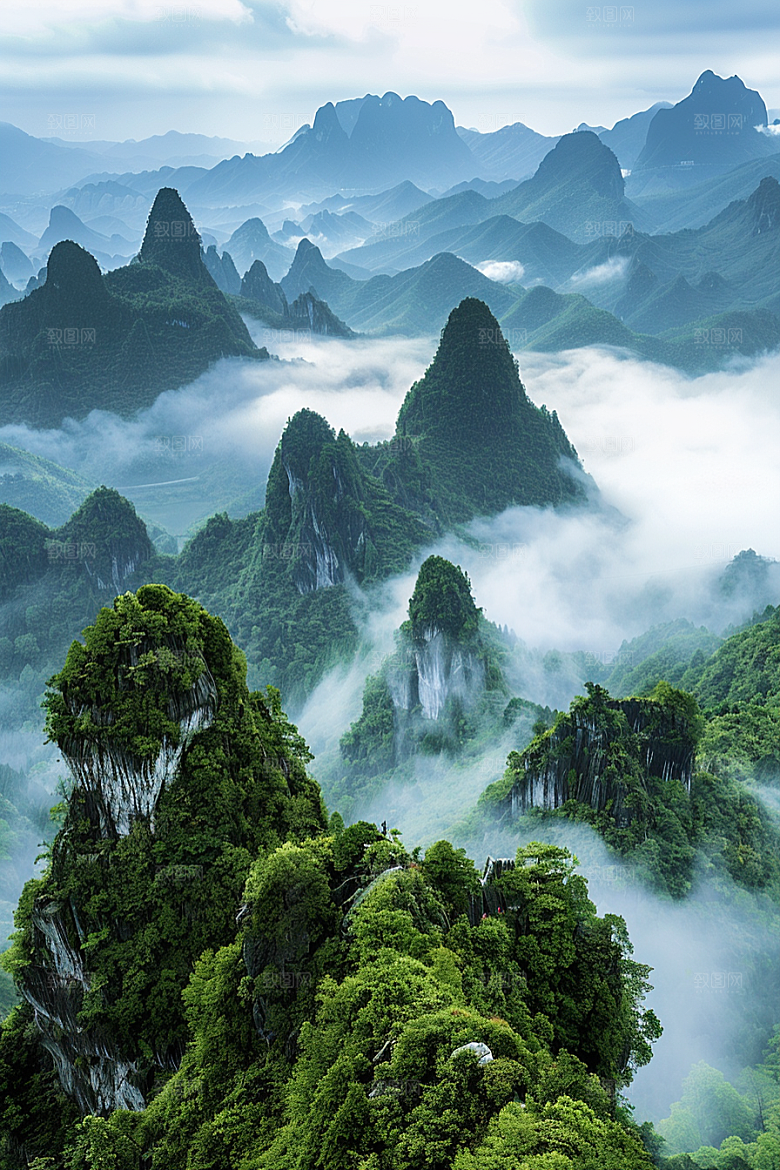 桂林山水大气高清摄影图