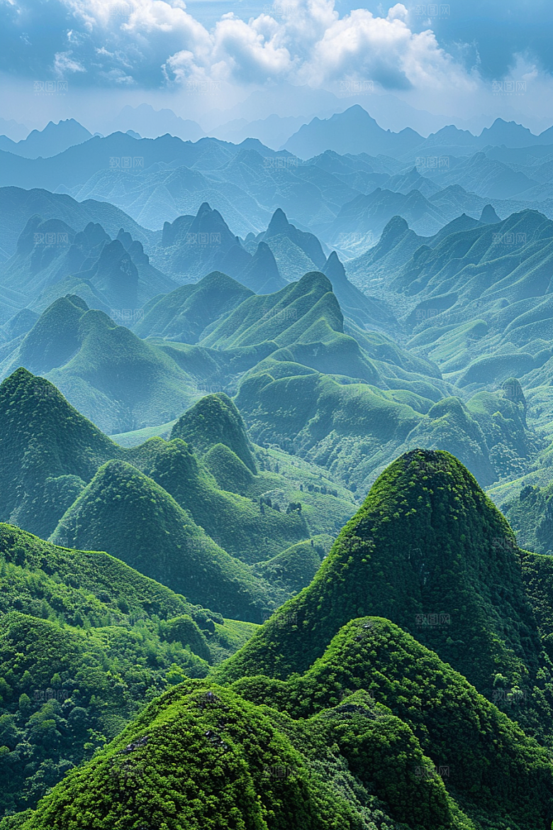桂林山水旅游山川摄影图