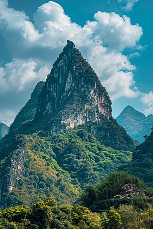 桂林山水旅游旅行摄影图