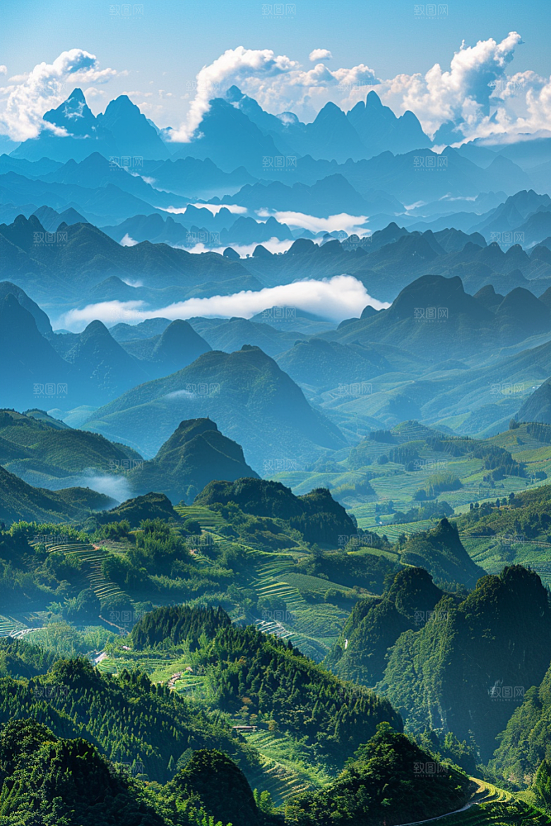 桂林山水风光旅行摄影图