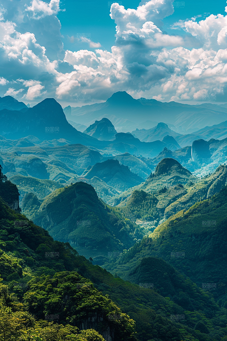 桂林山水阳朔旅游摄影图